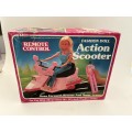 Vintage 1980s Barbie Doll style REMOTE CONTROL ACTION SCOOTER mint in box by Arco Toys Hong Kong