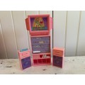 Vintage 1989 BARBIE TV ENTERTAINMENT CENTRE Set by Arco & Mattel Toys licensed Barbie product