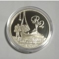 ** 2010 SILVER PROOF R2 (Crown) -  Maritime History of SA - Windsor Castle III ** Mintage 335