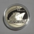 ** 2011 SILVER PROOF R2 (Crown) - Maritime History Queen Mary 2 ** Mintage 373