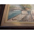 Original Paris street view oil painting