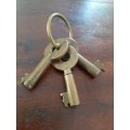 South Africa railway keys