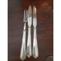 Fork and butter knife set x 3 piece