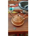 Vintage copper and brass kettle