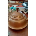 Vintage copper and brass kettle