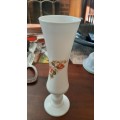 Milk glass vase vintage