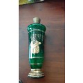 Green perfume bottle