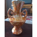 Burned orange vase vintage