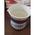 Milk glass tea pot