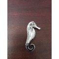 Marcasite and enamel brooch seahorse, BJL Bohemian Jewellers Ltd.