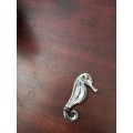 Marcasite and enamel brooch seahorse, BJL Bohemian Jewellers Ltd.