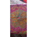 Vintage Shipibo Indian Art Hand Embroidered Ayahuasca cloth