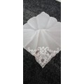 Vintage lace and embroidery handkerchiefs