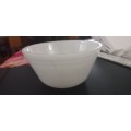 Milk glass bowl