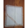Handmade lace cloth vintage