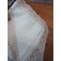Handmade lace cloth vintage