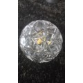 Crystal Ring Dish with Decorative Lid