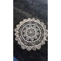 Vintage handmade lace cloth
