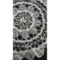Vintage handmade lace cloth
