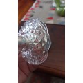 Glass and metal candle holders vintage