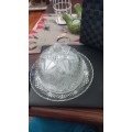 Glass dome with plate