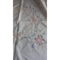 Vintage cross stitch table cloth