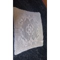 Crochet pillowcase vintage