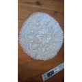 Vintage knitting lace cloth