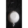 Vintage White Enamel Fisherman`s Gas Lamp - 11cm/16cm, , Good Condition