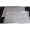 Crochet pillowcase 2 piece