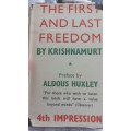 There firts and last freedom by krishnurti