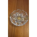 Vintage crystal ashtray