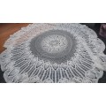 Crochet tablecloth vintage large