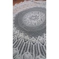 Crochet tablecloth vintage large