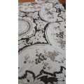 Large embroidery  tablecloth vintage