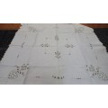 Small embroidery tablecloth vintage