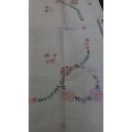 Small embroidery tablecloth vintage