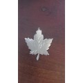 Vintage brooch leaf