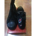 Pierre Cardin Men`s Hi Top Black Sneakers UK 7