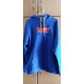 Levi`s Men`s Relaxed Graphic Hoodie Blue Large