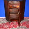 WOW A STUNNING ANTIQUE QUEEN ANNE CORNER CUPBOARD WITH 2 DRAWERS AND ONE DOOR MAGNIFICENT!!!!