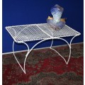 A GORGEOUS VINTAGE WIRE TABLE - BEAUTIFUL GARDEN FURNITURE!!!