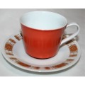 A STUNNING NORITAKE COLLECTORS CUP & SAUCERS BY RC - TAMALA