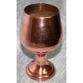 Mid Century copper Large Vintage Copper Goblet.  This is a wonderful collector piece.