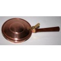 *FIN - A Stunning Antique Copper pan , Home decor or Fire place decor beautiful piece!!!