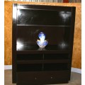 A STUNNING VERY LARGE FLAT SCREEN TV CUPBOARD 1.35M INSIDE FOR THE TV WITH A LARGE DRAWER FOR DVD'S