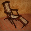 WOW WHAT A RARE FIND A SPECTACULAR ANTIQUE KICK OUT LOUNGER - FOLD UP RIEMPIES CHAIR!!!!