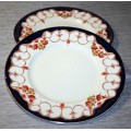 Three Magnificent Side Plates - MYOTT.SON.&CO - ROSEMARY - MADE IN ENGLAND -
