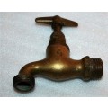 Stunning Vintage plumbing - old brass tap for shabby chic decor!!!