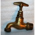 Stunning Vintage plumbing - old brass tap for shabby chic decor!!!